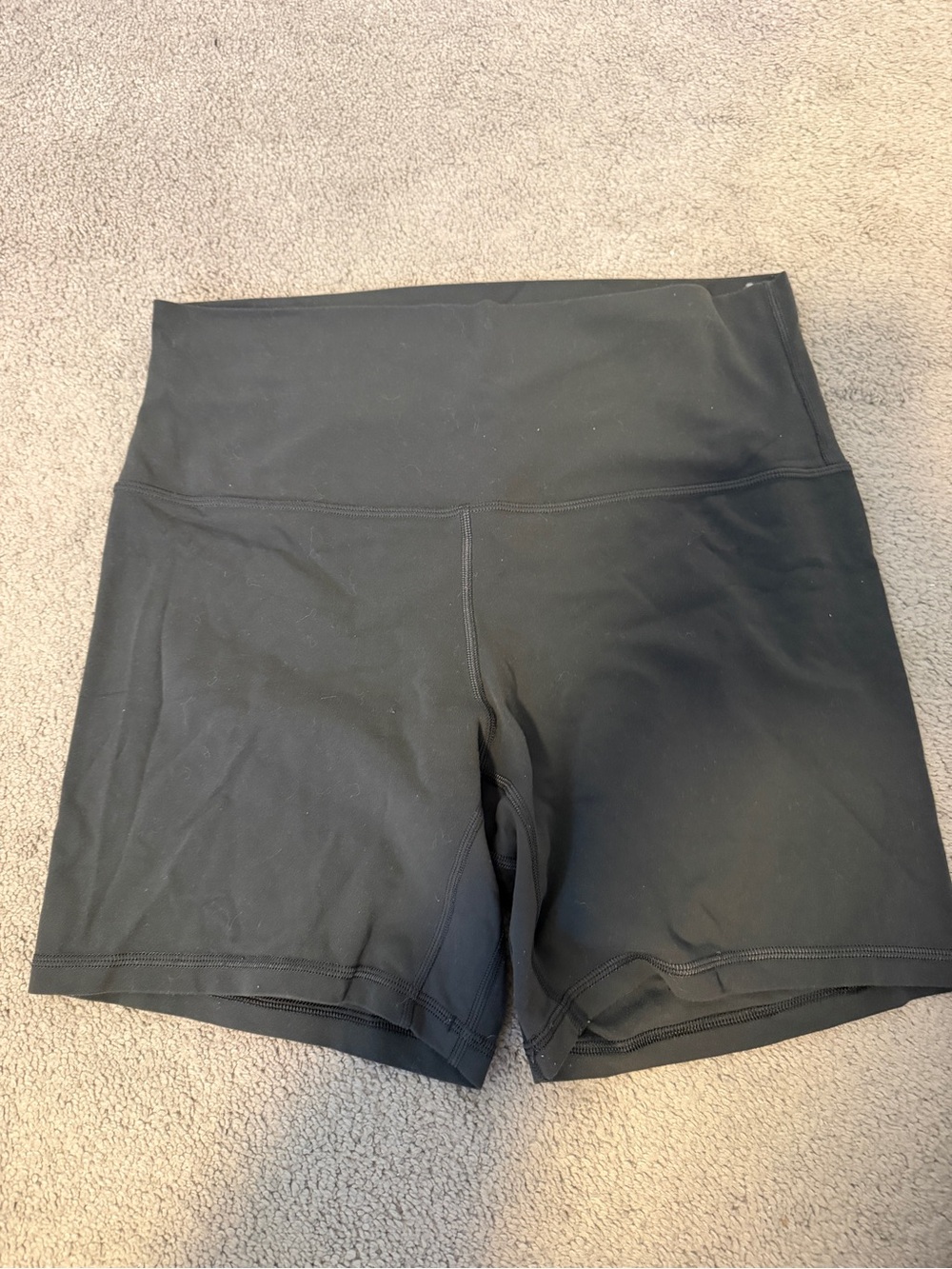 lululemon athletica Black High-Rise Bike Shorts